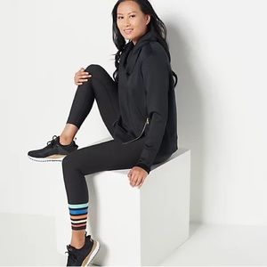 Addison Bay Women's Black Everyday Leggings 2.0 sz M High Rise 7/8 Length Ankle